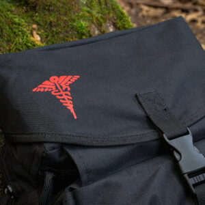 TRIFOLD MEDICAL BAG - BLACK